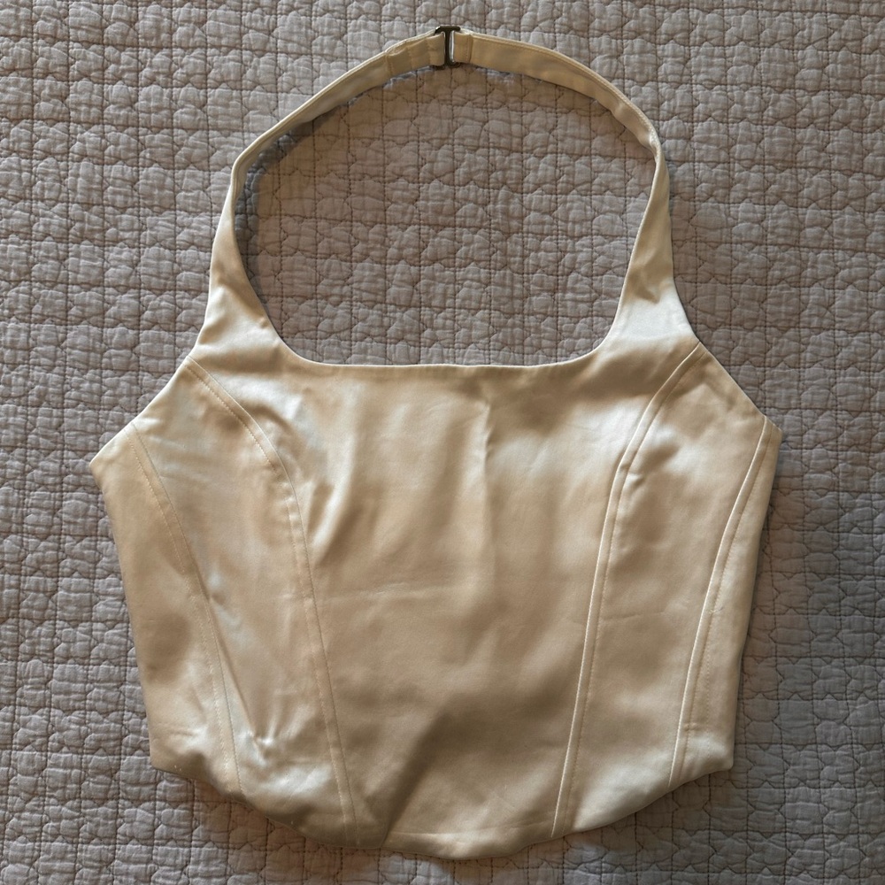 Wilfred Cream Corset Top from Artizia